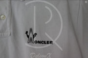 Moncler 'White Manica Corta' Maglia Polo (L) 😎