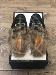 Gucci "Princetown" Fur Loafers (G7 / EU 41) 👟
