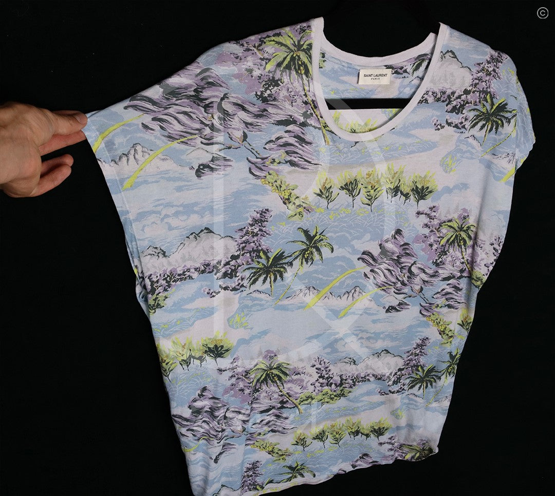 Saint Laurent T-shirt ‘Hawaii’ (M)