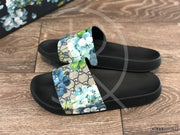 Gucci 'Blue Bloom' Flip Flops (G11 / EU 45) ☀️