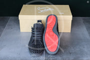 Christian Louboutin ’Black Suede’ Junior Spikes (40) 🕷