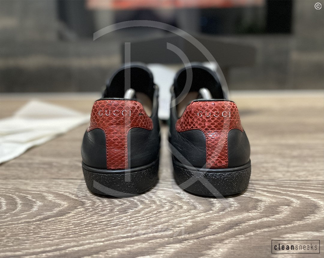 Gucci Ace 'Black Leather' Classic (41) 💼