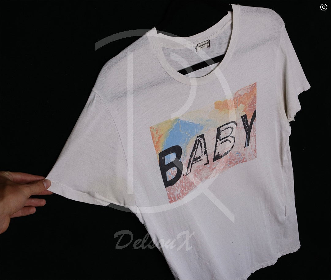Saint Laurent T-shirt ‘Baby’ White (M) 👶🏼