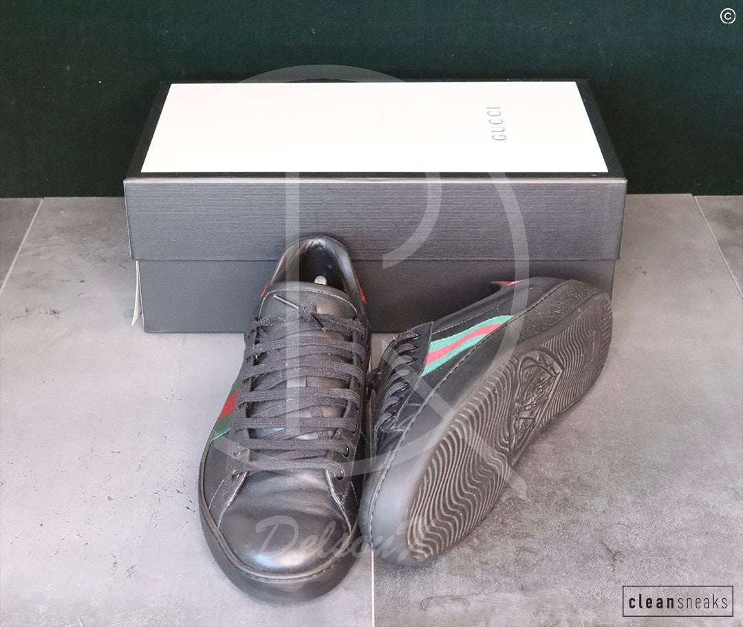 Gucci Ace ’Black Leather’ (45.5) 😁