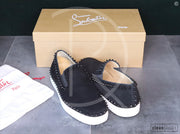 Christian Louboutin 'Black Suede' Pik Boat (43) 😁