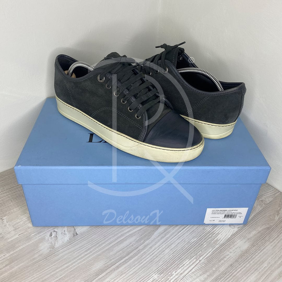 Lanvin Herre 'Grey Suede' Mat Toe (40) 👌🏽