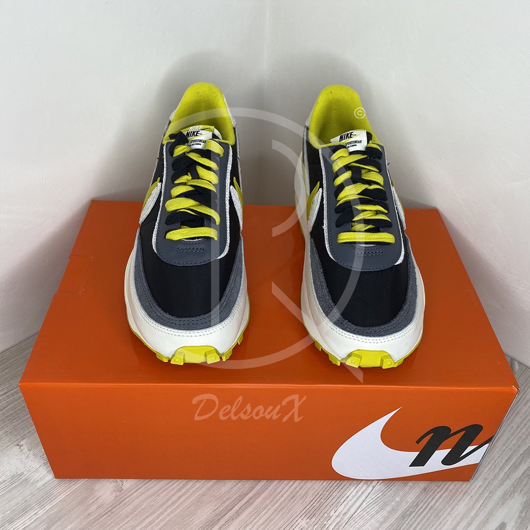 Nike Waffle LD X Sacai X Undercover 'Bright Citron' (43) 🔅