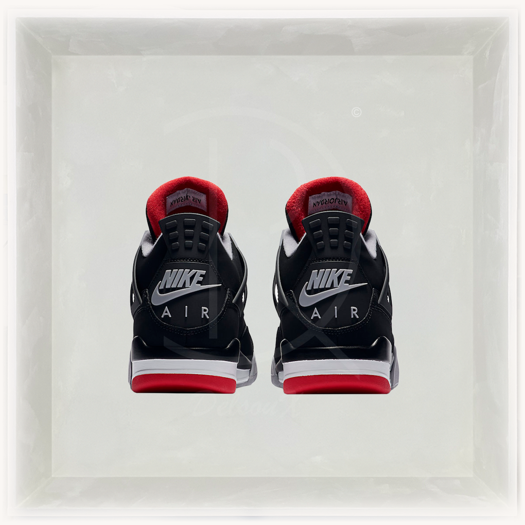 Nike Sneakers, Air Jordan 4 Retro 'Bred' (2019) 🍉