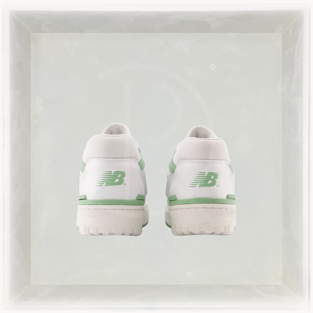 New Balance Sneakers, 550 'White Mint Green' 🦎