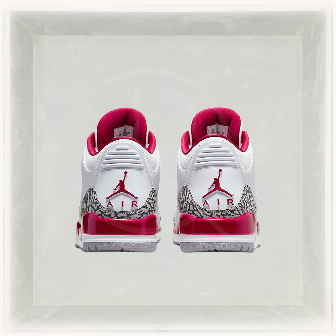 Nike Sneakers, Air Jordan 3 Retro 'Cardinal Red' ⏰