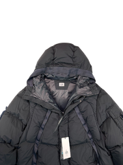 C.P. Company Jakke, Herre Nycra-R Down 'Sort' (XX-Large / 50)