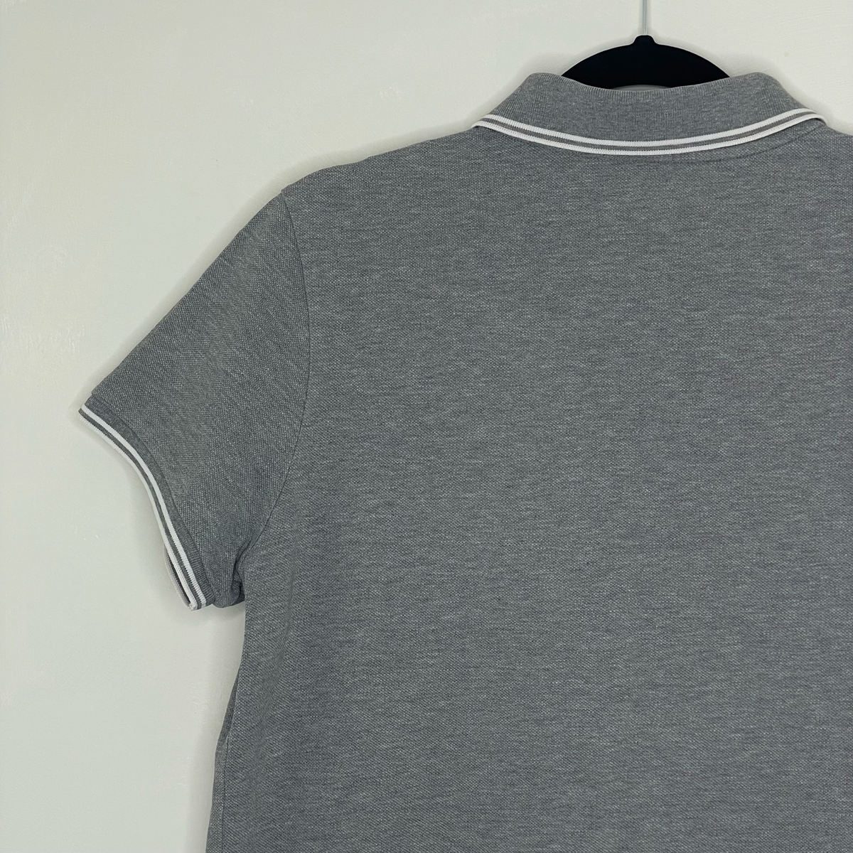 Moncler Polo, Herre 'Maglia Polo Manica Corta' Grå (M)