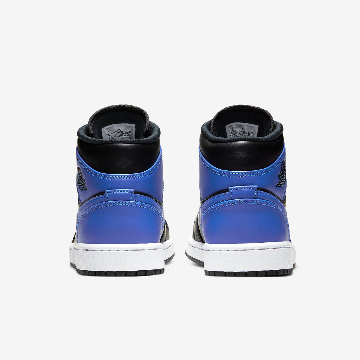 Nike Sneakers, Jordan 1 Mid ‘Hyper Royal Tumbled Leather’