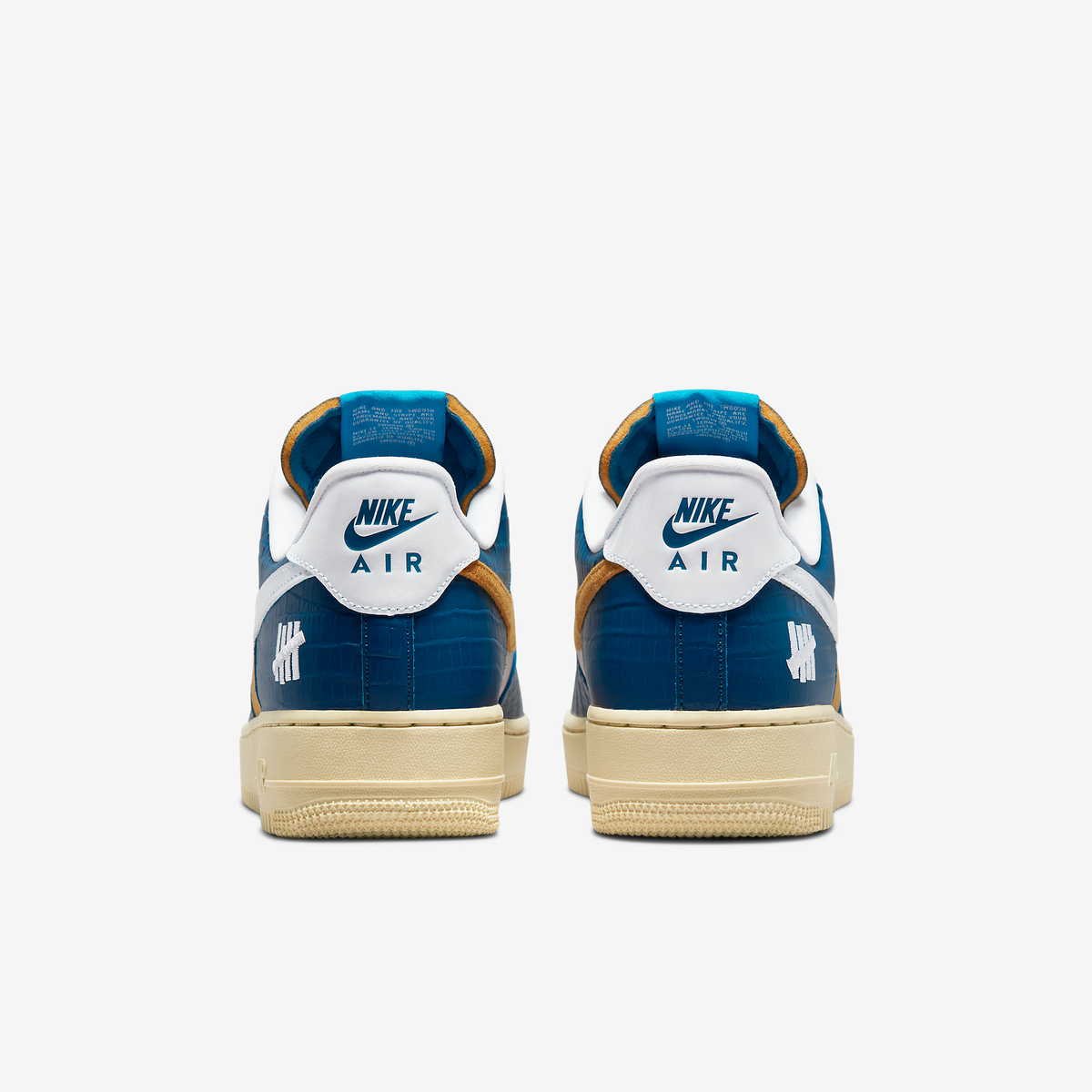 Nike Sneakers, Air Force 1 Low SP ‘Undefeated 5 On It Blue Yellow Croc’