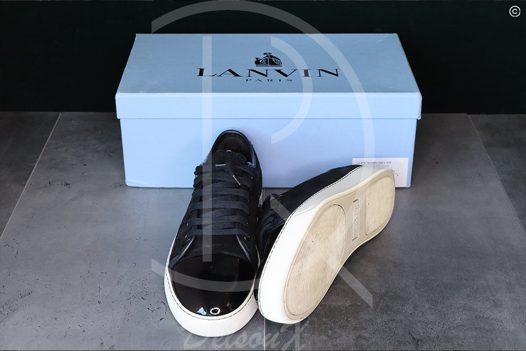 Lanvin ‘Black Suede' Lak Toe (40) ⬛️