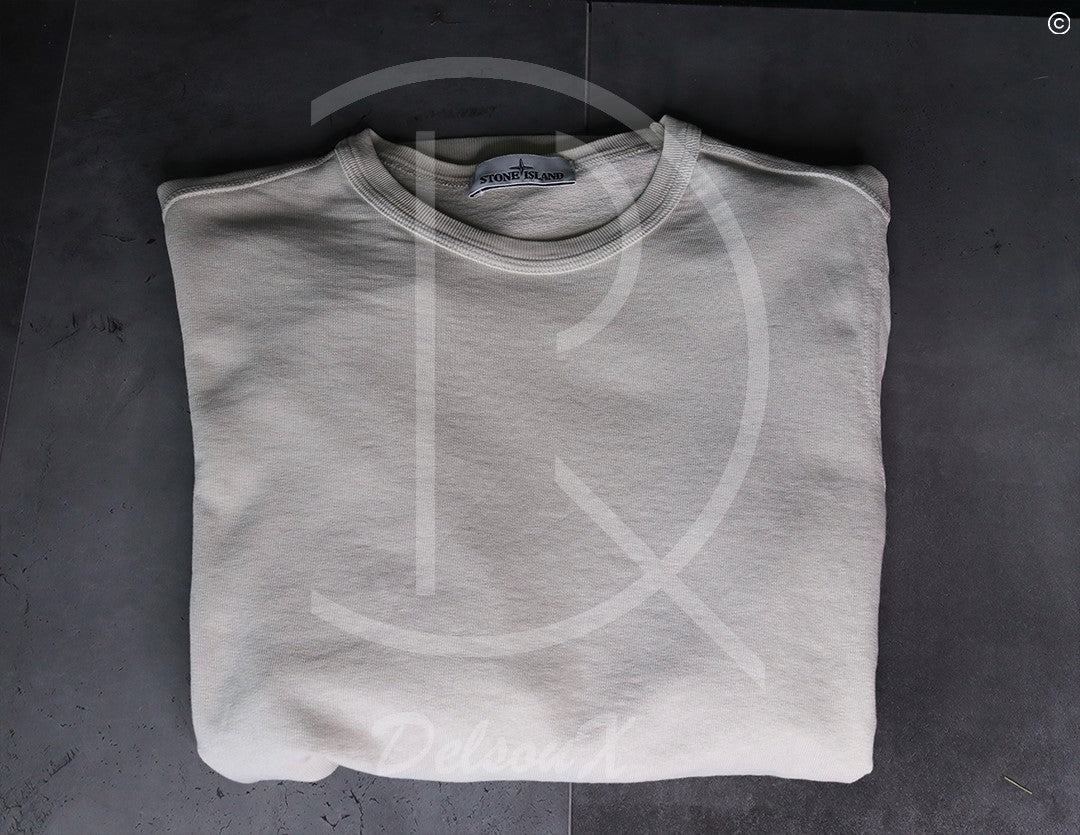 Stone Island Sweatshirt, Crewneck ‘Cream White’ (M) 😎