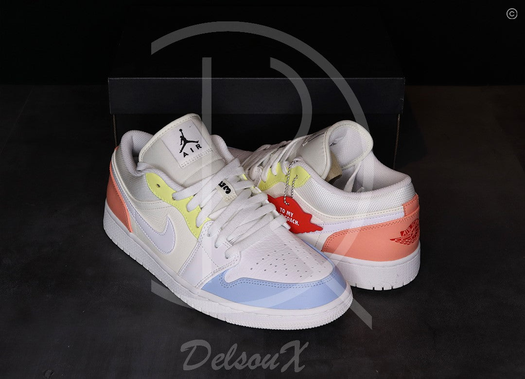 Nike Jordan 1 'To My First Coach' Low (43) 🌈