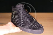 Christian Louboutin 'Black Suede' Louis Orlato Flat (43.5) 🥵