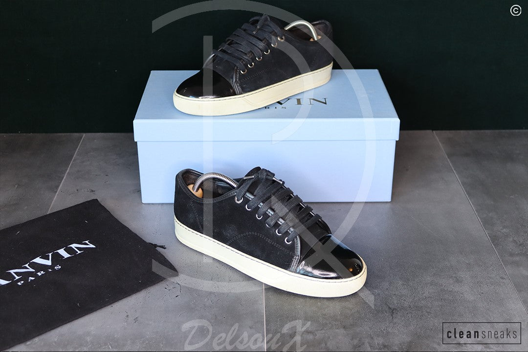 Lanvin 'Black Suede' Lak Toe (39) 👟
