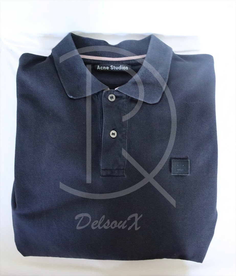 Acne Studios Polo Newark Face 'Black’ (S) 🕵🏽