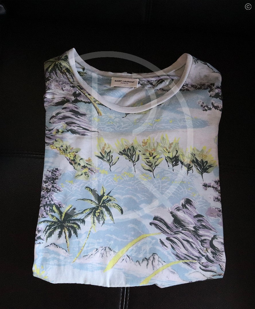 Saint Laurent T-shirt ‘Hawaii’ (M)