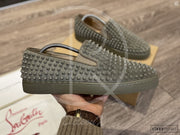 Christian Louboutin 'Poivre Vert Mat' Roller Boat (43.5) 🎢