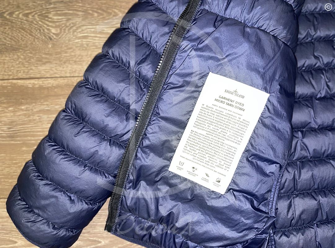 Stone Island 'Garment Dyed Micro Yarn Down' Navy Jacket (L) ⚡️