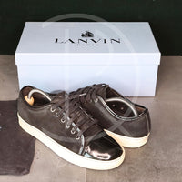 Lanvin ‘Black Suede' Lak Toe (40) 💂🏼‍♀️