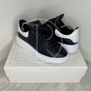 Alexander McQueen Herre 'Black Leather' Oversized (43) ♠️