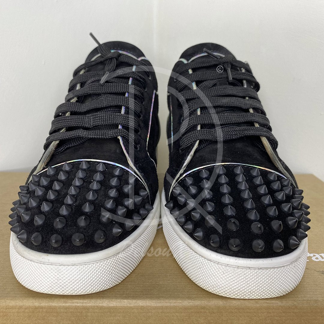 Christian Louboutin 'Black Mat' Junior Spikes (41.5) 💃🏽