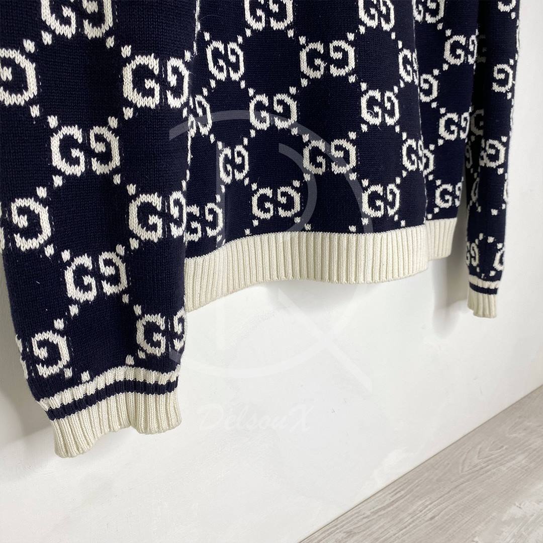 Gucci GG Stripe Sweatshirt Herre (S) 🌹