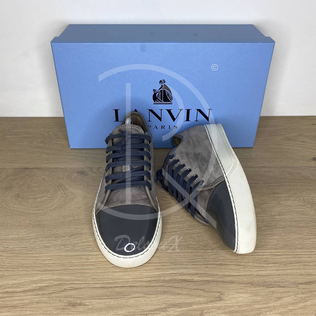 Lanvin 'Grey Suede' Lak Toe (39) 👁