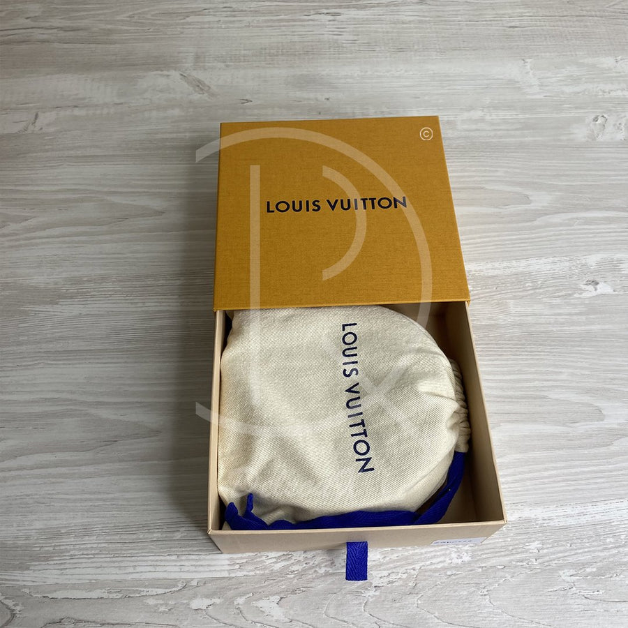Louis Vuitton Initials 40mm Reversible Graphite Canvas Bælte Sølv Spænde Herre (95) 🕶