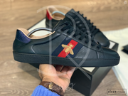 Gucci Ace ’Bee’ Black Leather (44) 🌤