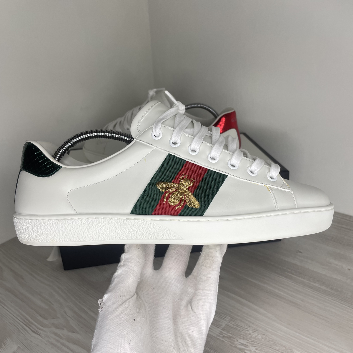 Gucci Sneakers, Ace 'Bee' (41.5)