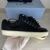 Lanvin Sneakers, 'Black Suede' Lak Toe (40)