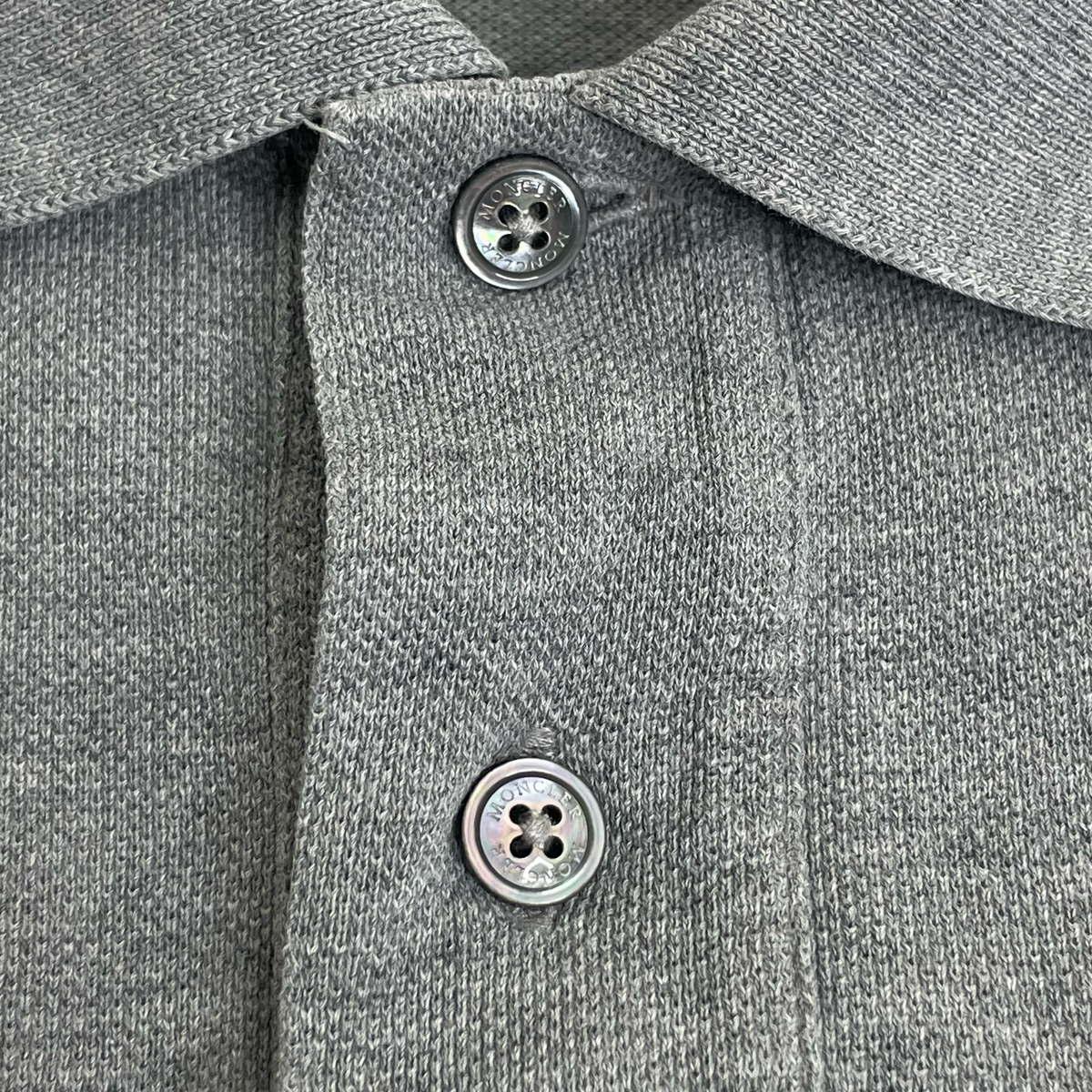 Moncler Polo, Herre 'Maglia Polo Manica Corta' Grå (M)