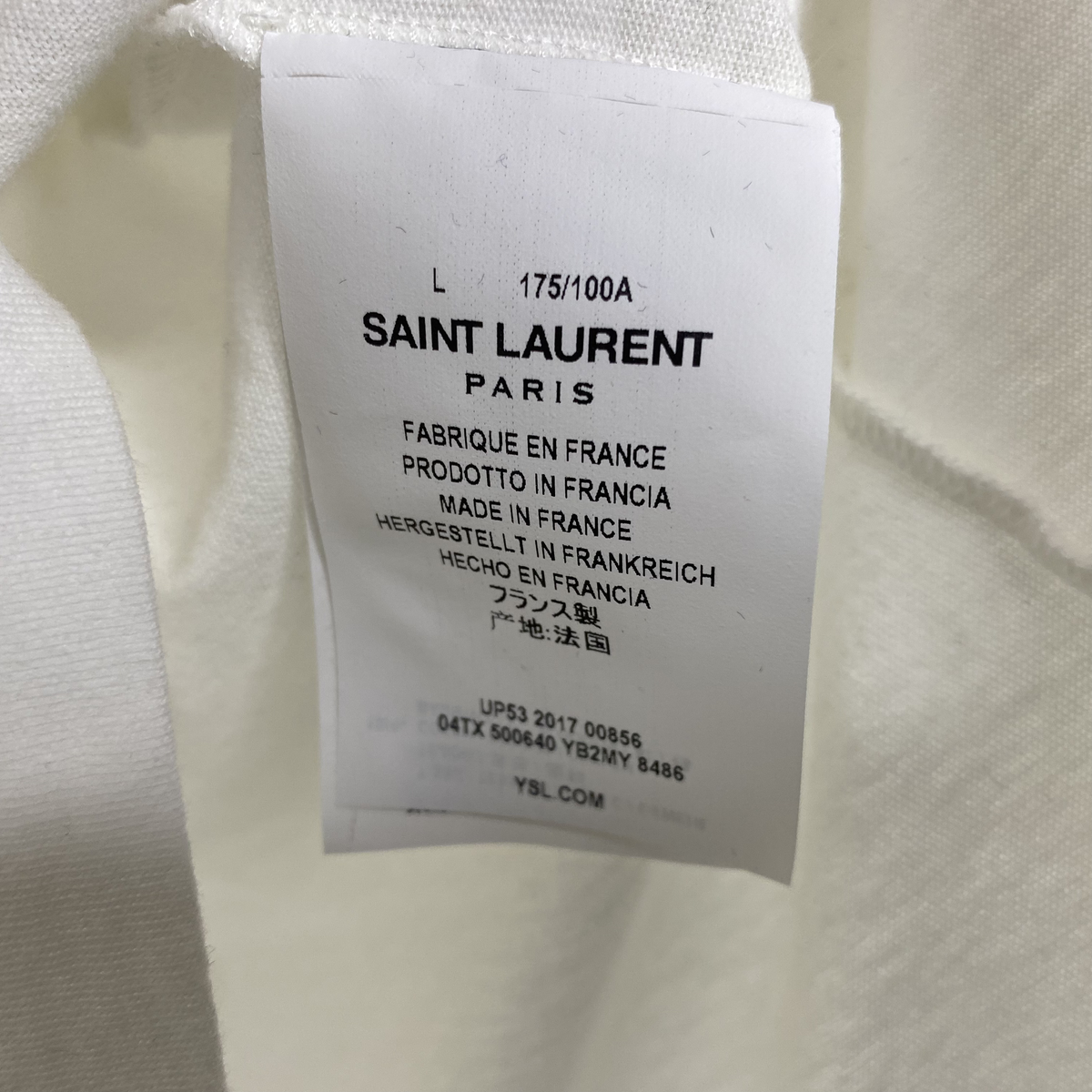 Saint Laurent T-Shirt, 'Waiting For Sunset' T-Shirt (L)