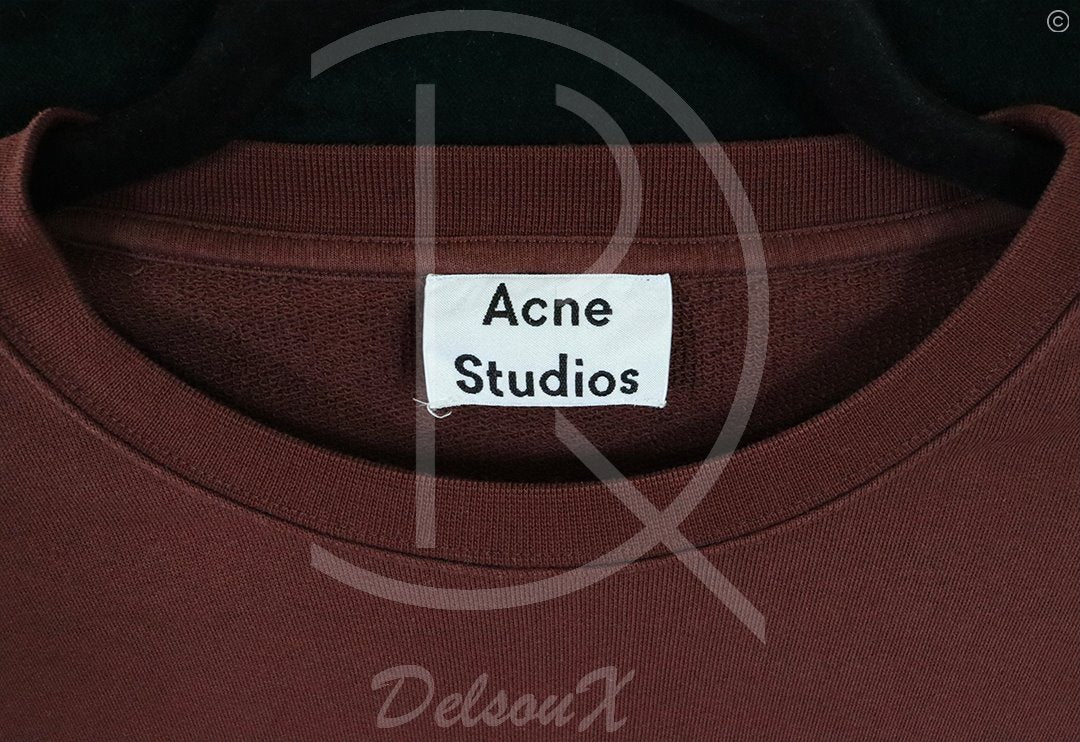 Acne Studios Sweatshirt Crewneck ‘Bordeaux’ (S) 🐙