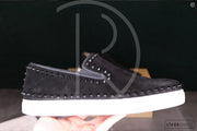Christian Louboutin 'Black Suede' Pik Boat (43) 🤪