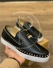 Christian Louboutin 'Rivapik Calf' Pik Boats (44.5) 🥶