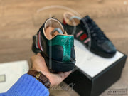 Gucci Ace ’Black Leather’ Flames (42.5) 🔥