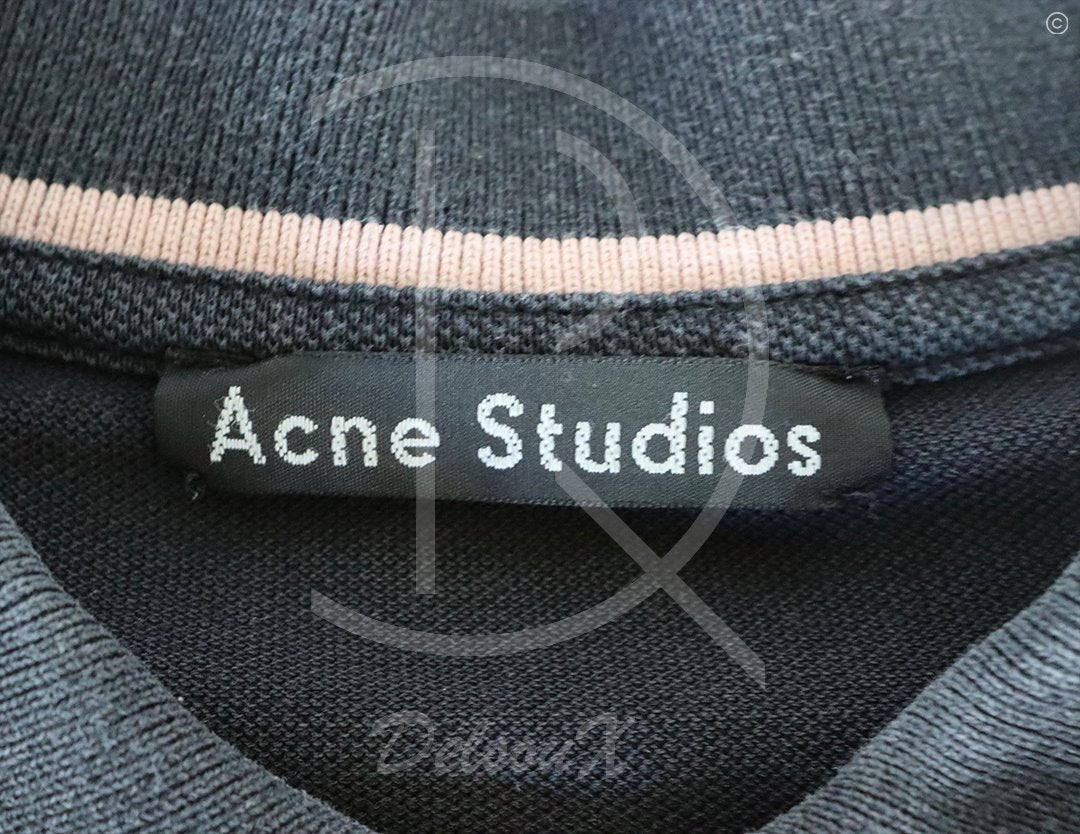 Acne Studios Polo Newark Face 'Black’ (S) 🕵🏽