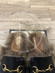Gucci "Princetown" Fur Loafers (G7 / EU 41) 👟
