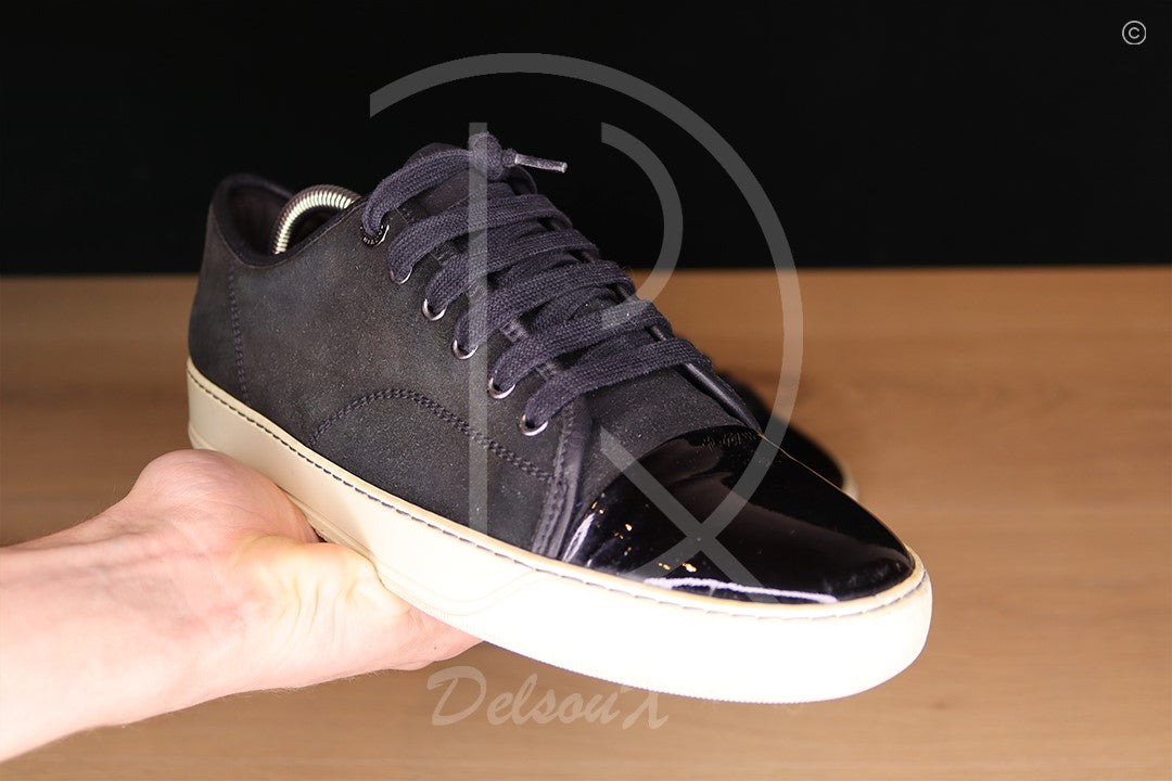 Lanvin 'Black Suede' Lak Toe (41) 🕴🏼