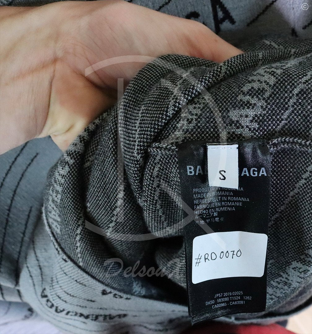 Balenciaga Logo Sweater ‘Grey’ (S) 🦭