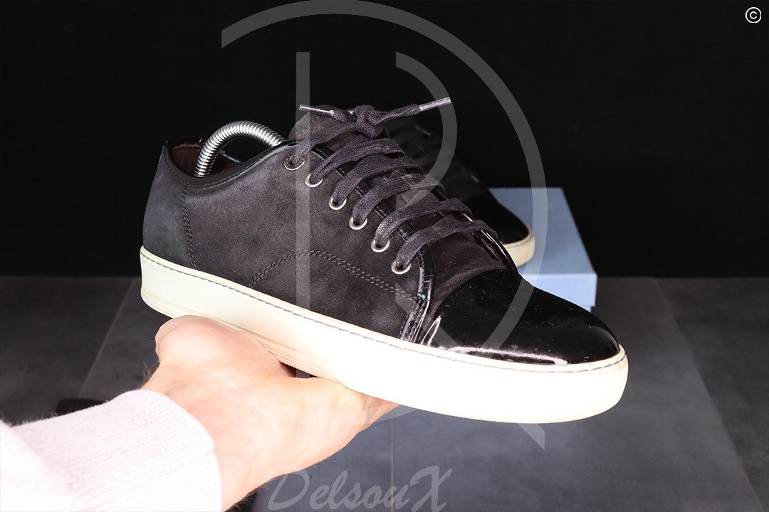 Lanvin ‘Black Suede' Lak Toe (40) 💂🏼‍♀️