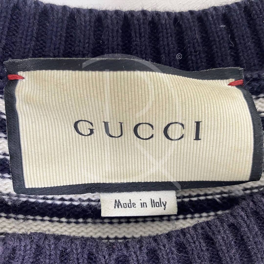 Gucci GG Stripe Sweatshirt Herre (S) 🌹