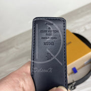 Louis Vuitton Initials 40mm Reversible Graphite Canvas Bælte Sølv Spænde Herre (95) 🕶