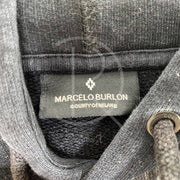 Marcelo Burlon Black Hoodie 'Camo Wings' (M) 🦋